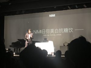 NIMI新製品発表記念&中島美嘉さんミニコンサート開催